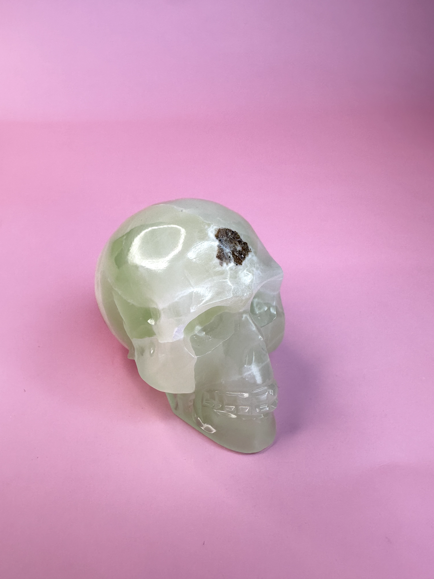 Green Onyx Skull 5