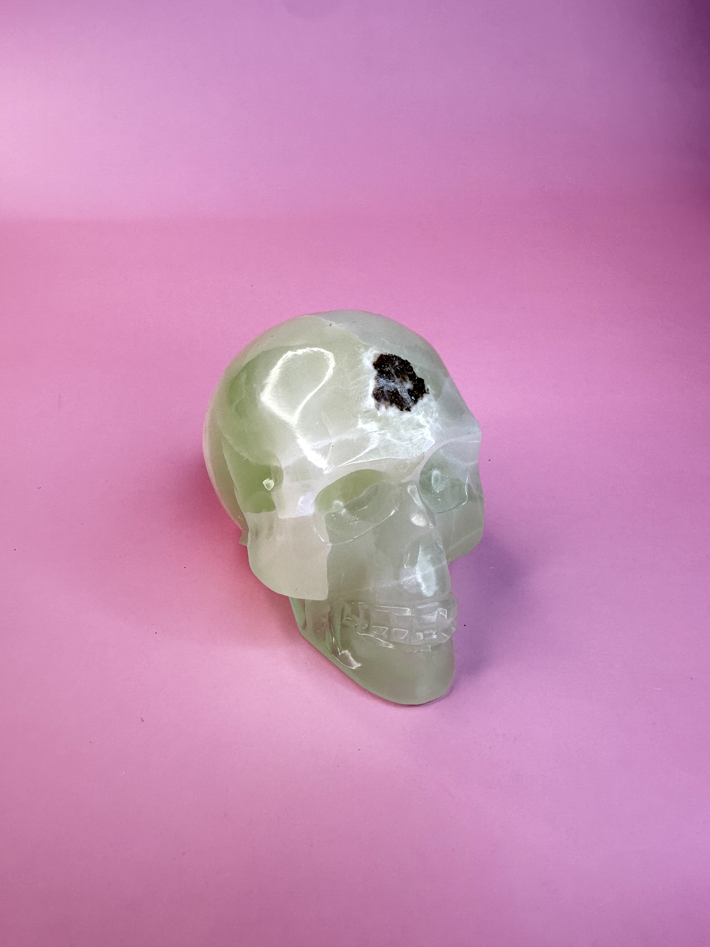 Green Onyx Skull 5