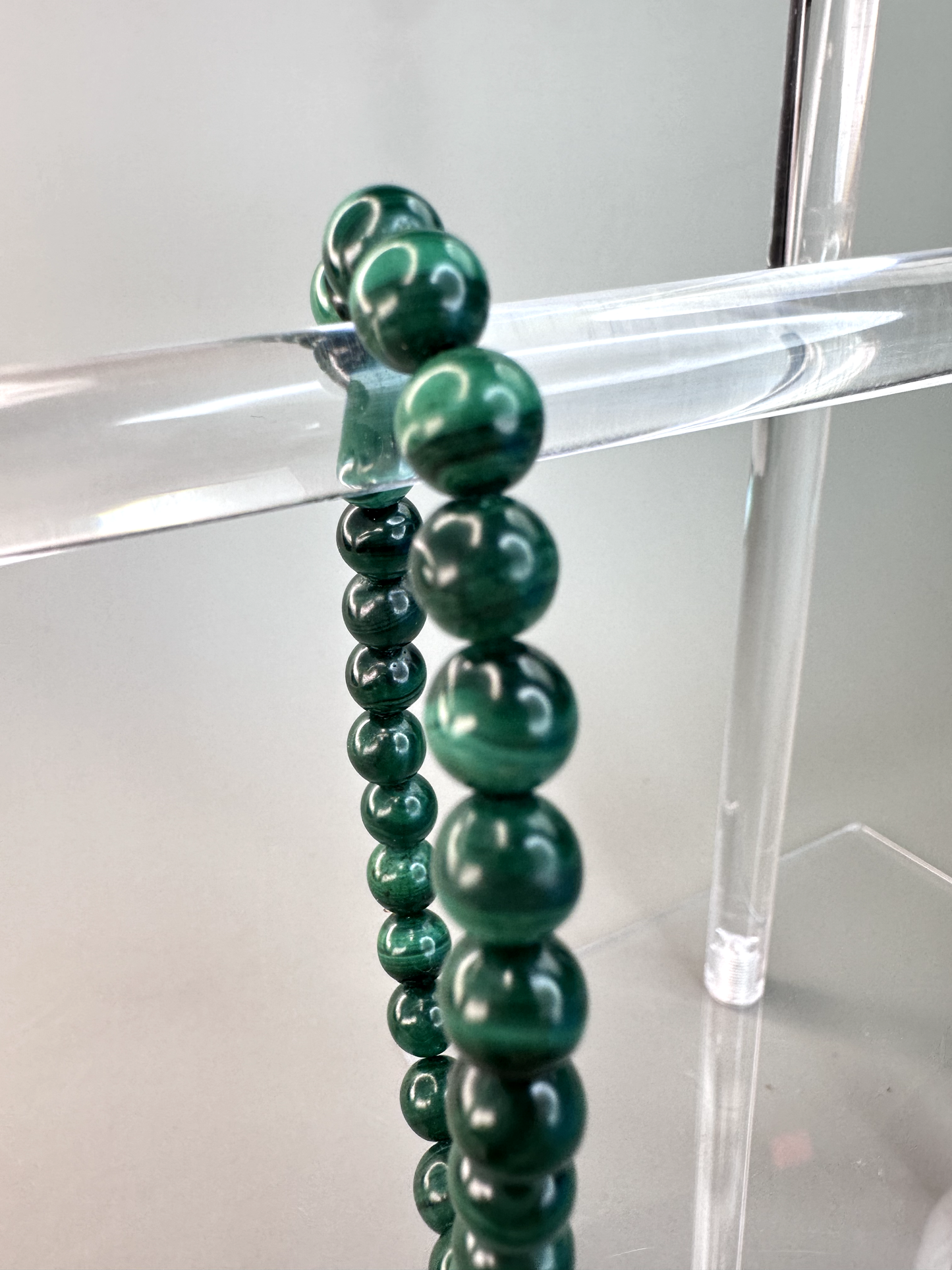 7mm Malachite Bracelet (High Quality)