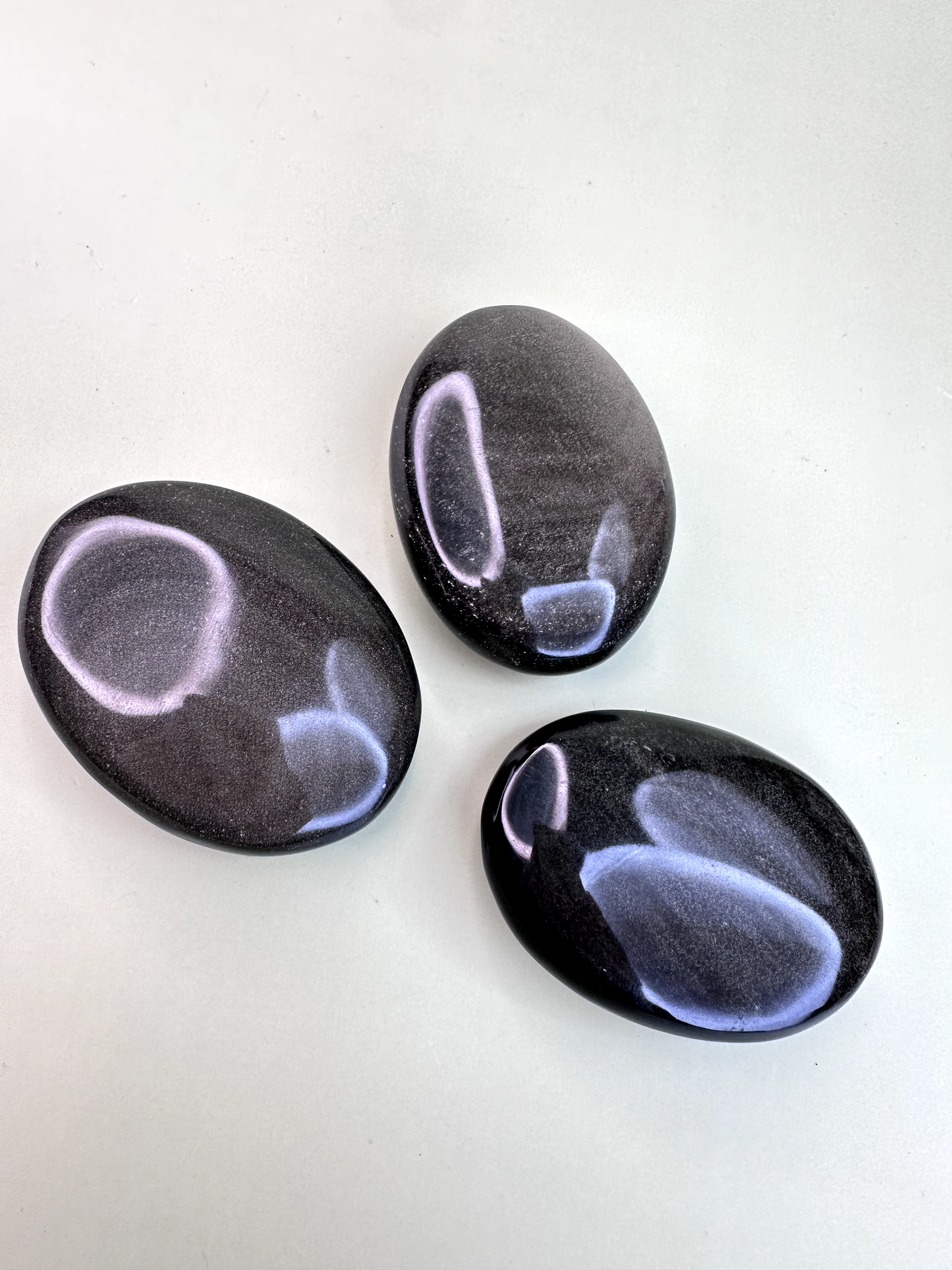Golden Sheen Obsidian Palms | Flashy