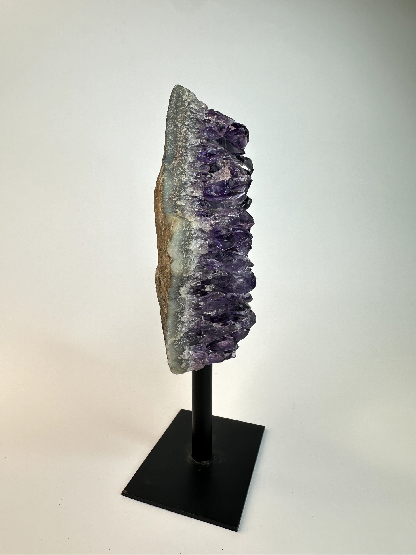 Amethyst on Metal Stand