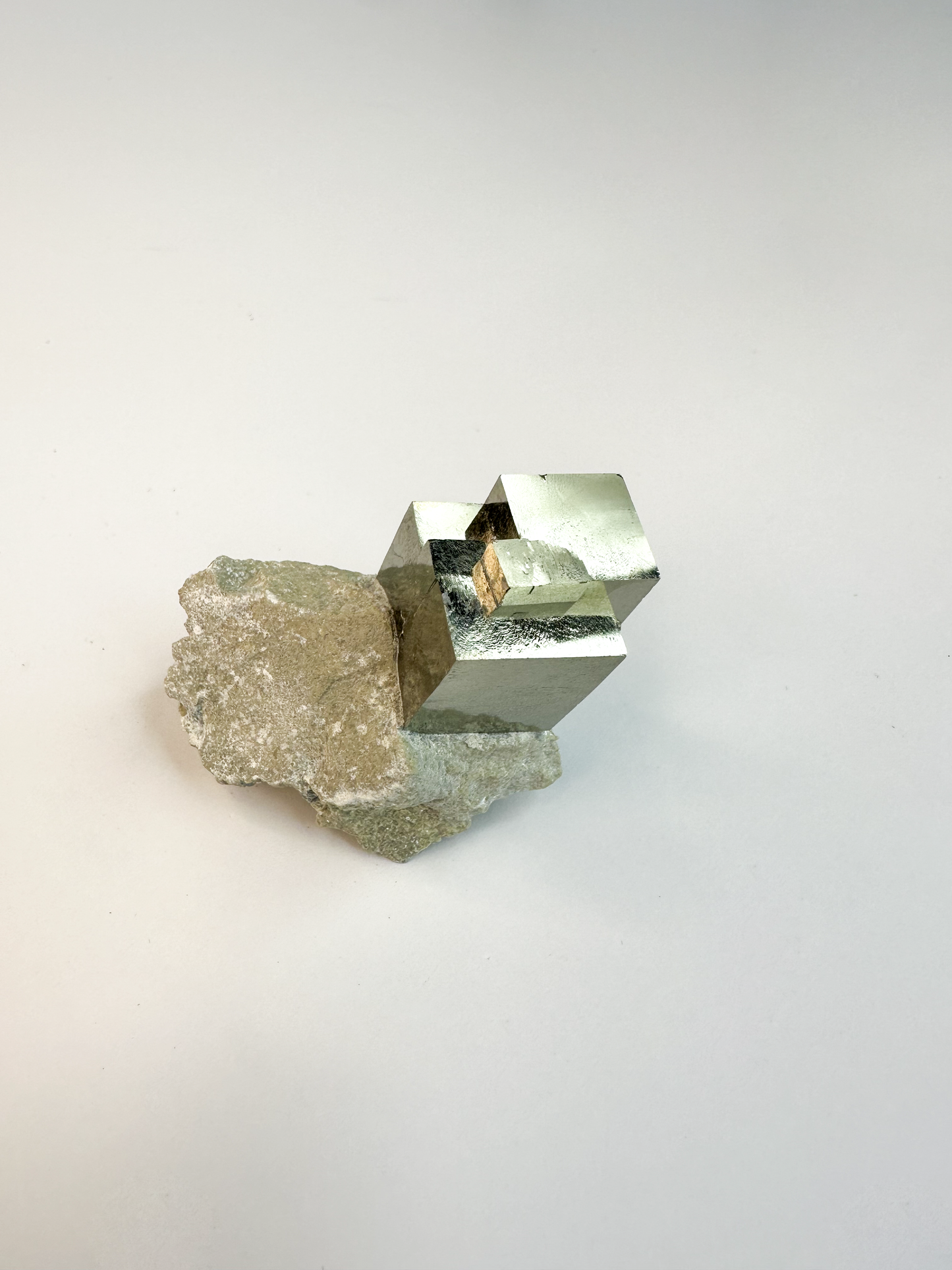Cubic Pyrite on Matrix