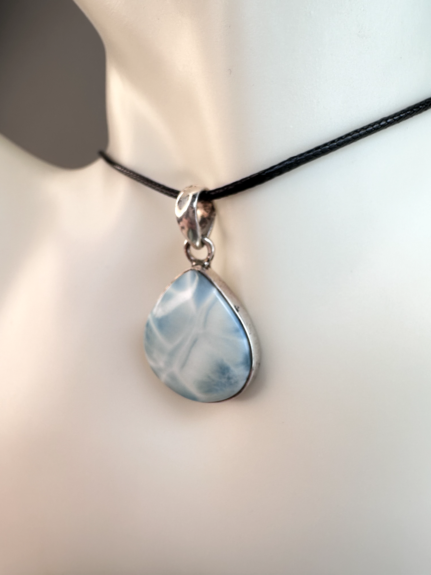 Larimar Teardrop Pendants | S925 *RARE*