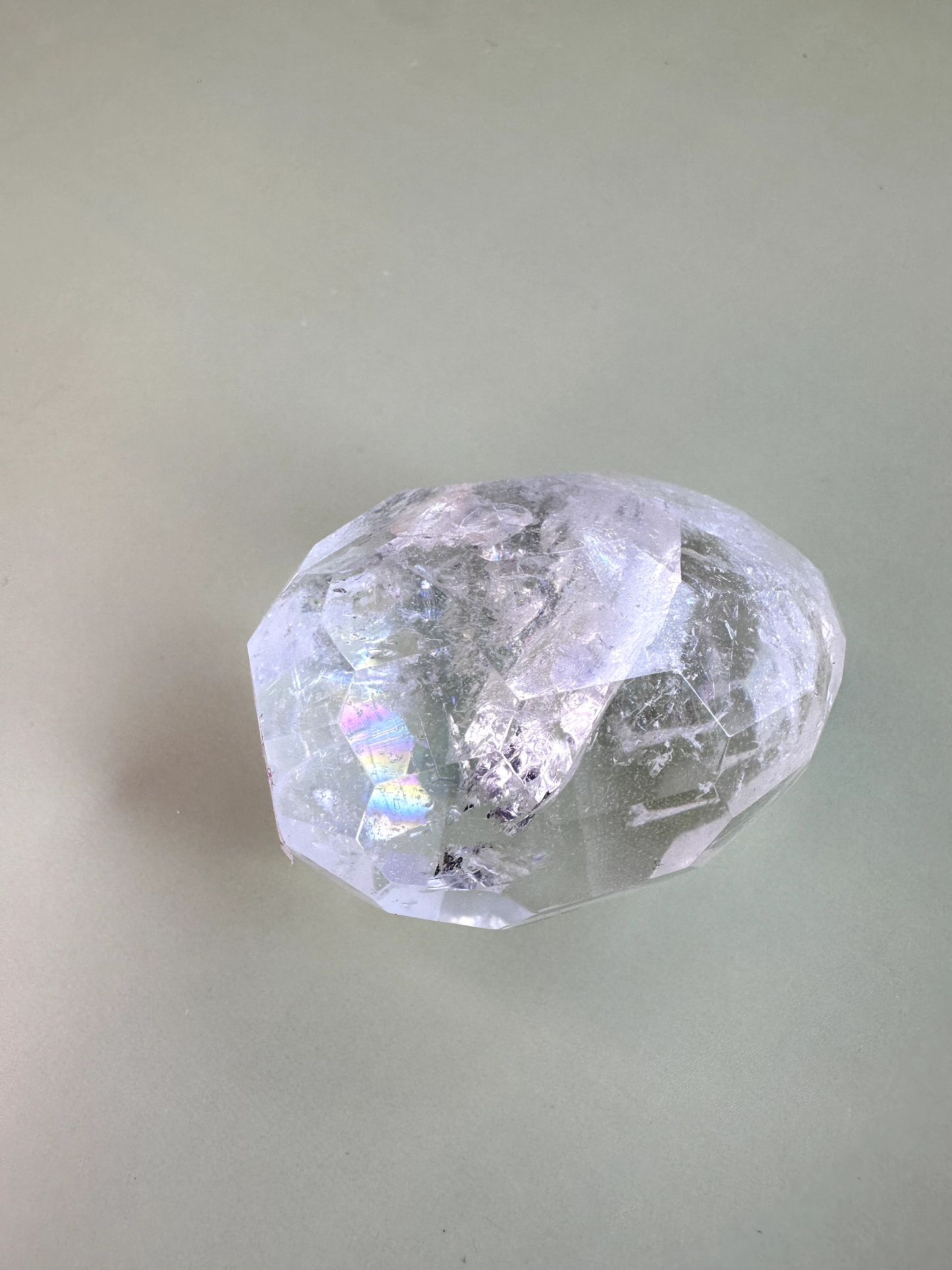 Lemurian Quartz Faceted 1 | Standing Egg