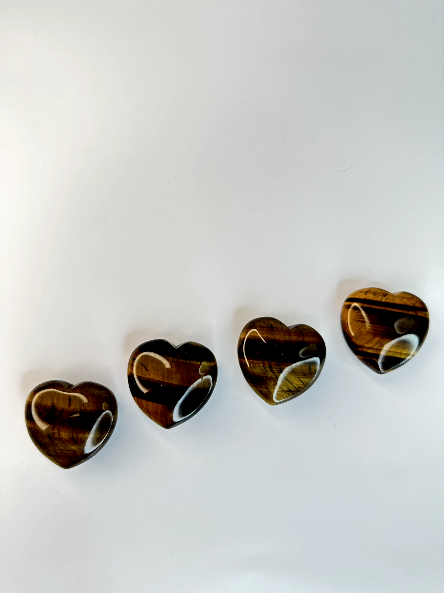 Tiger's Eye Hearts