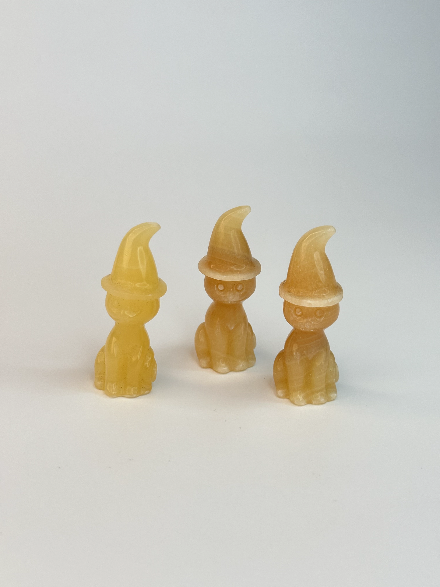 Orange Calcite w/ Witch Hat