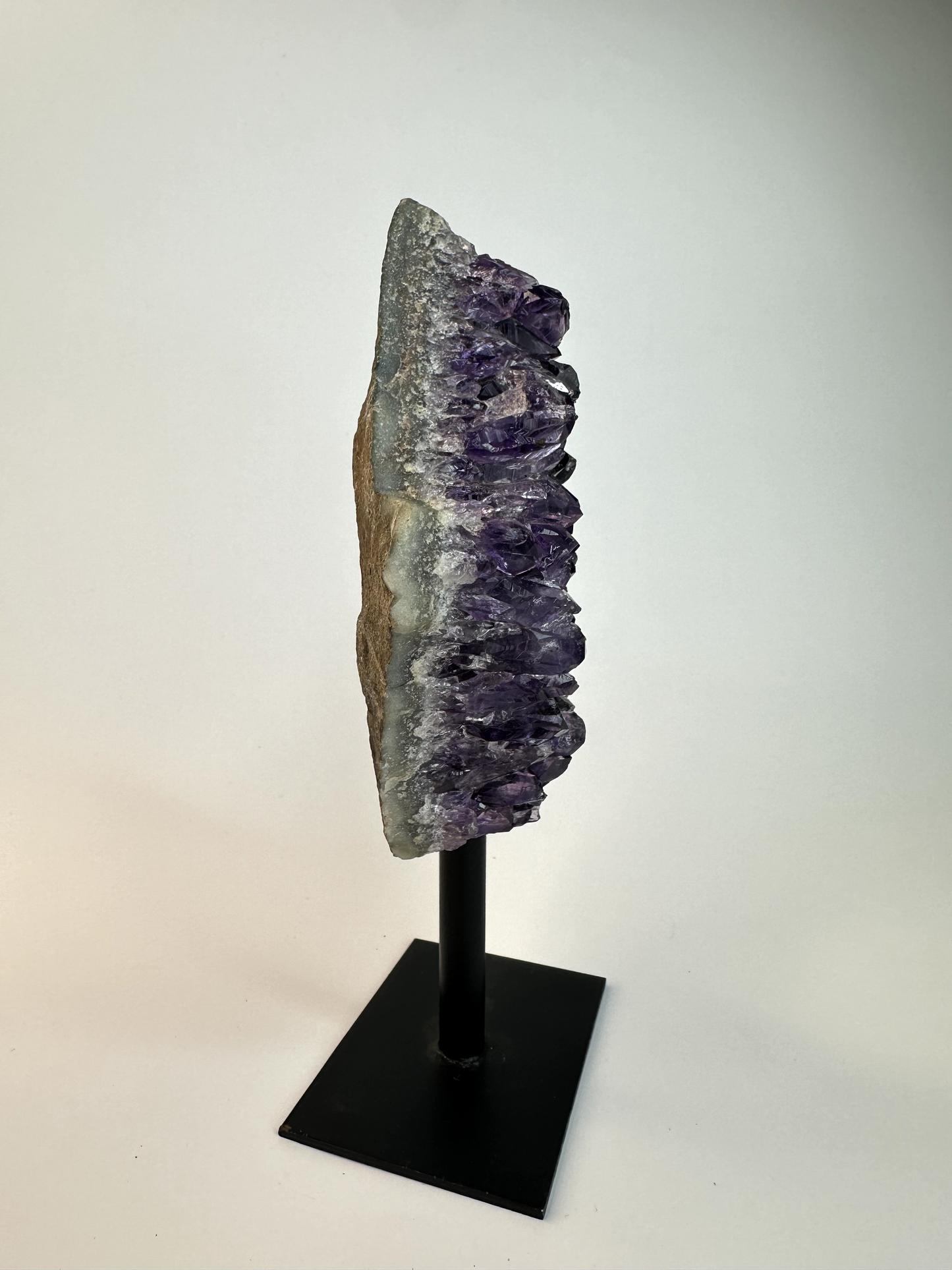 Amethyst on Metal Stand