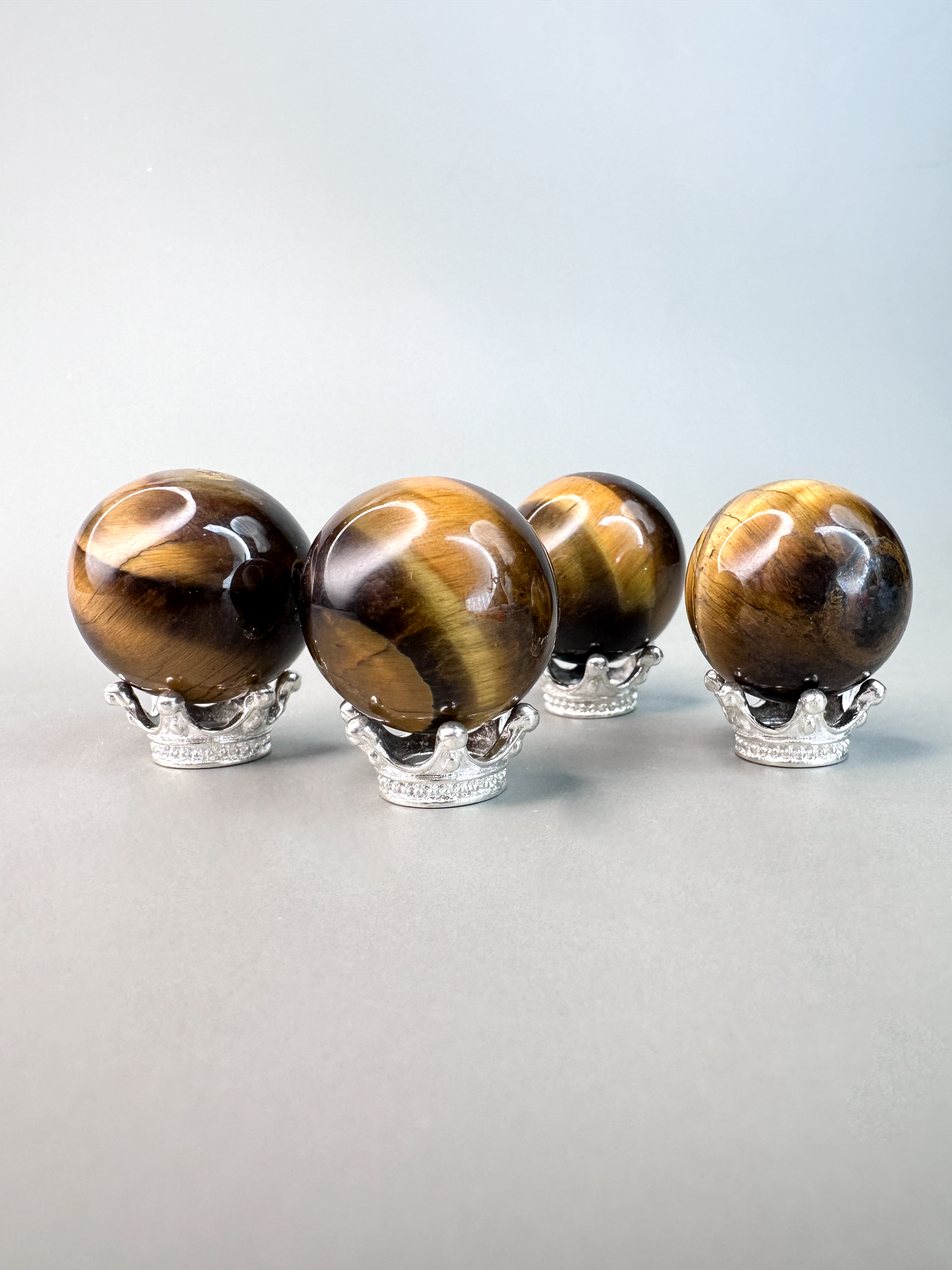 Tigers Eye Sphere | Flashy