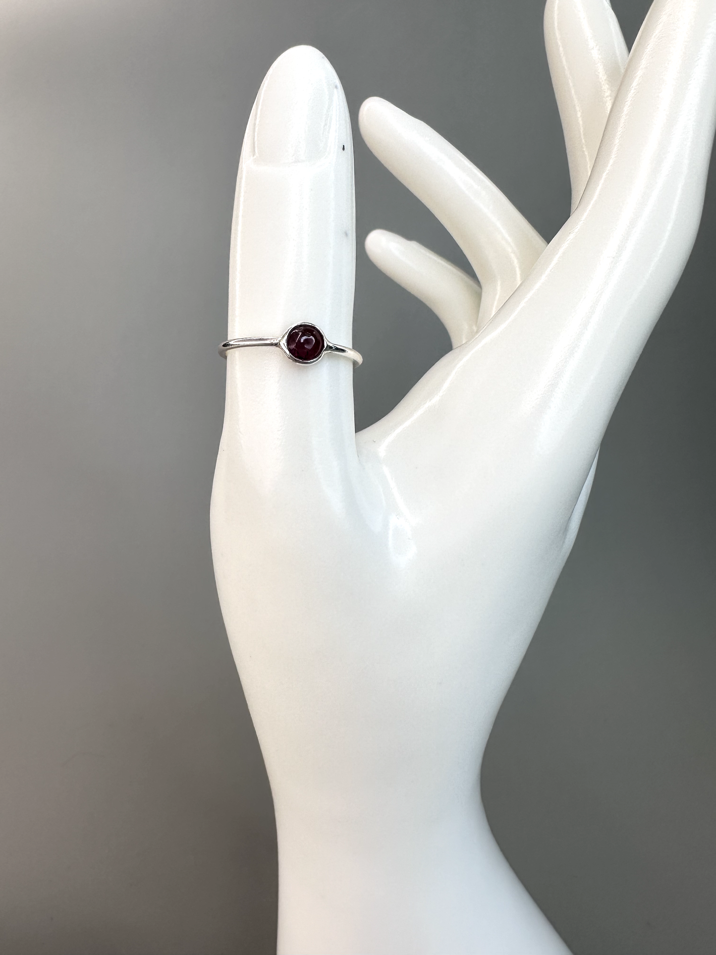Pink Tourmaline S925 Ring | Size 8