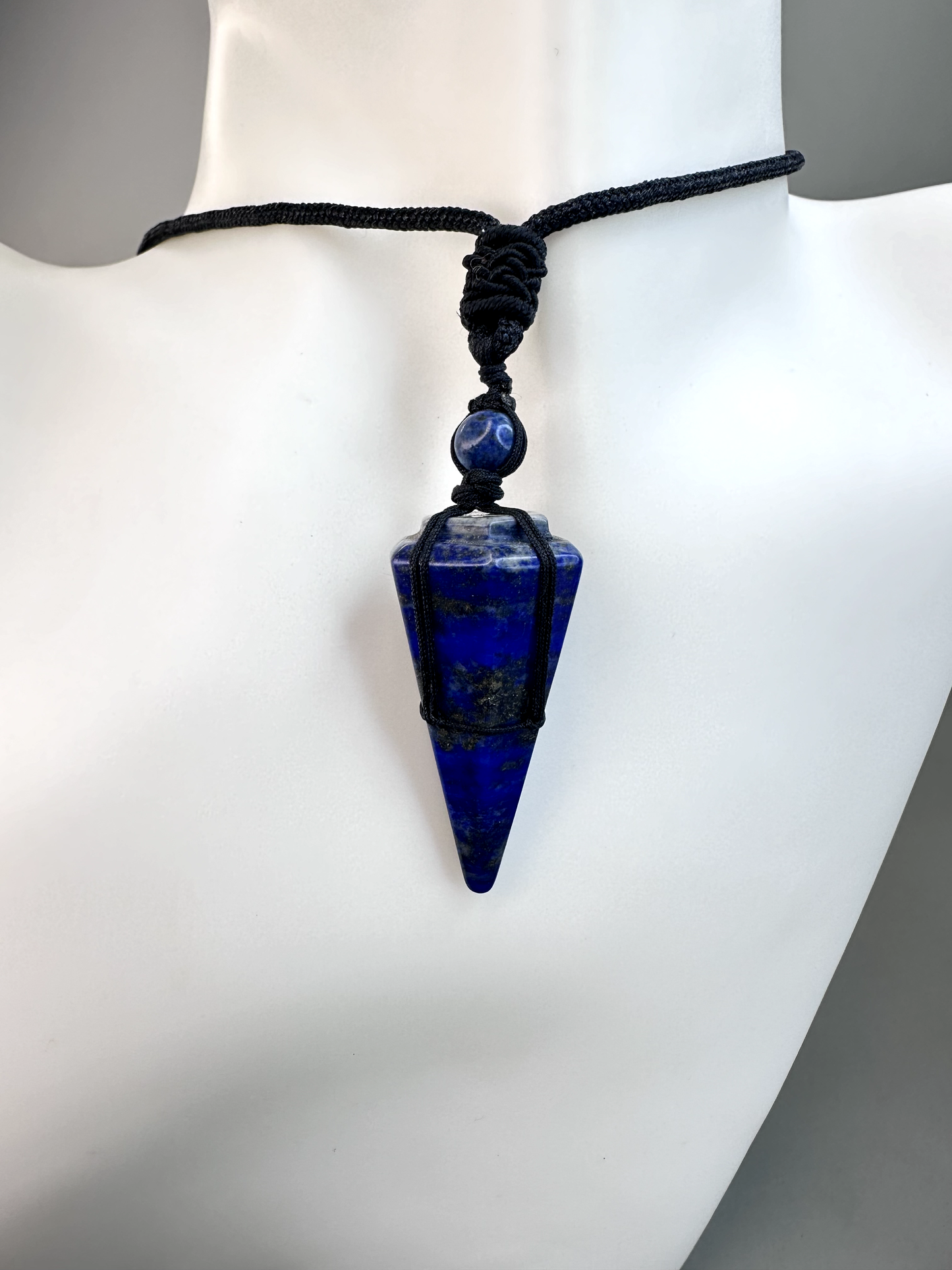 Macrame Crystal Pendulum Necklaces