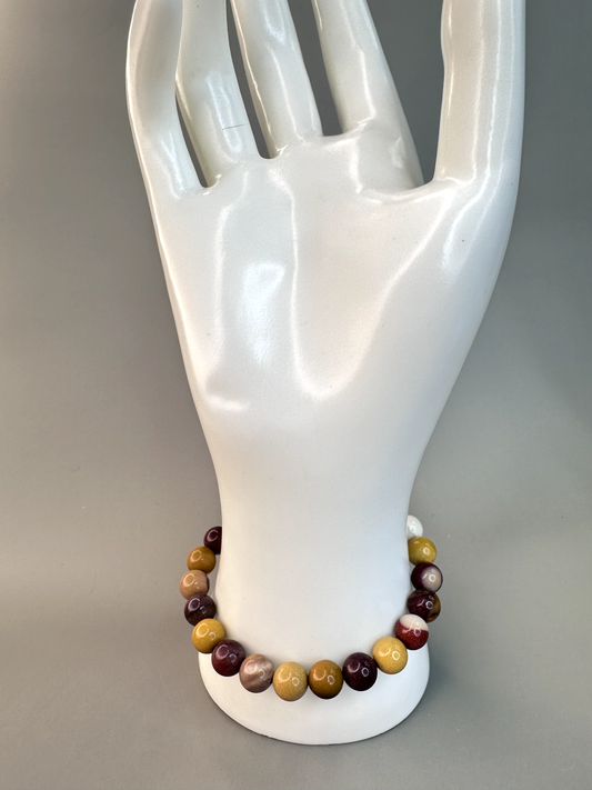 8mm Mookaite Jasper Bracelet