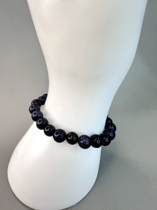 8mm Blue Sandstone Bracelet