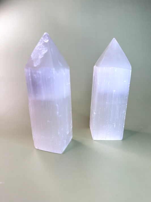 Satin Spar - Large (Selenite) Towers (Slight Imperfections)