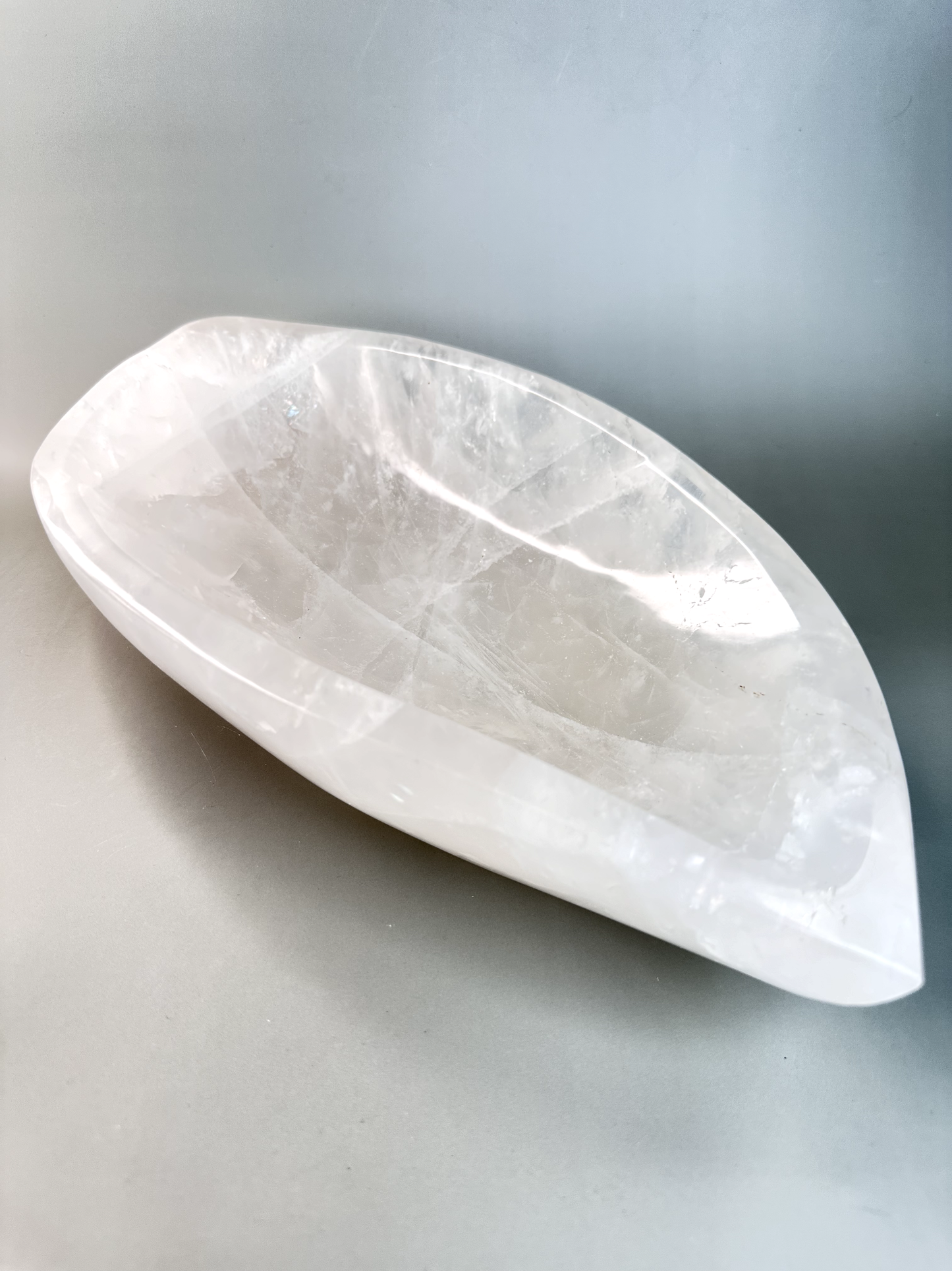 XL Quartz Leaf Bowls (Long) | Statement