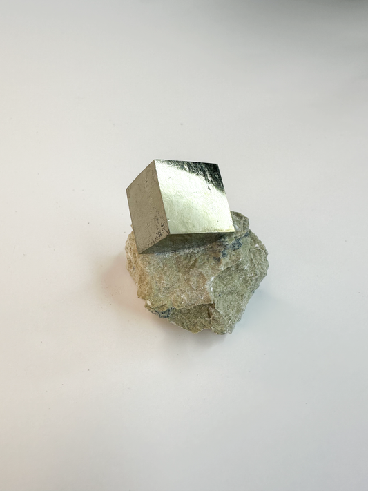 Cubic Pyrite on Matrix