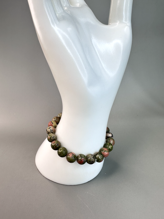 8mm Unakite Bracelet