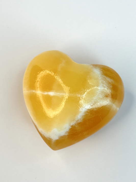 Orange Calcite Hearts