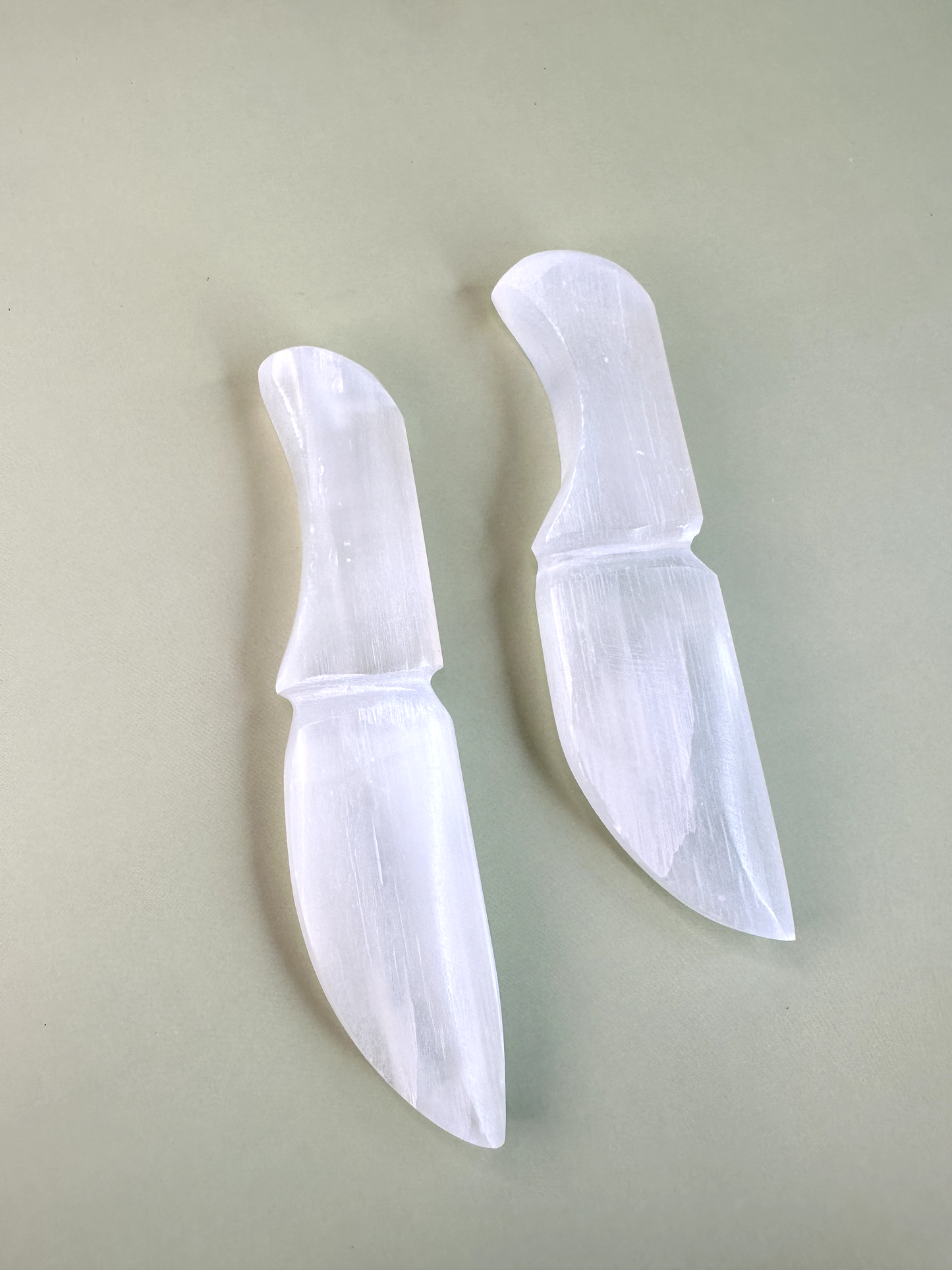 Satin Spar (Selenite) Mini Knife