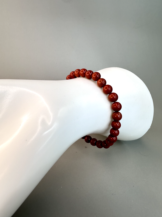 6mm Red Jasper Bracelet