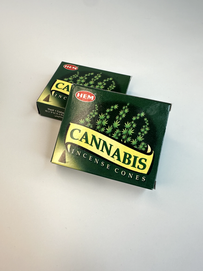 Cannabis Incense Cones (10 Pack) *NO THC or CBD*