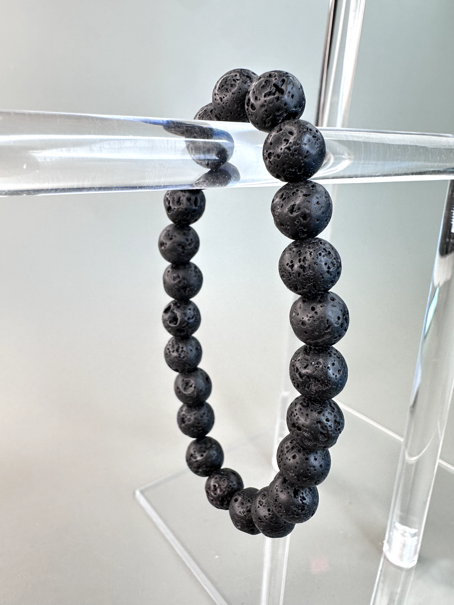 8mm Lava Stone Bracelet