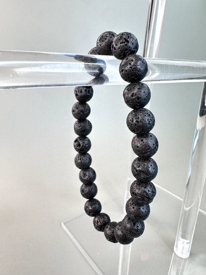 8mm Lava Stone Bracelet