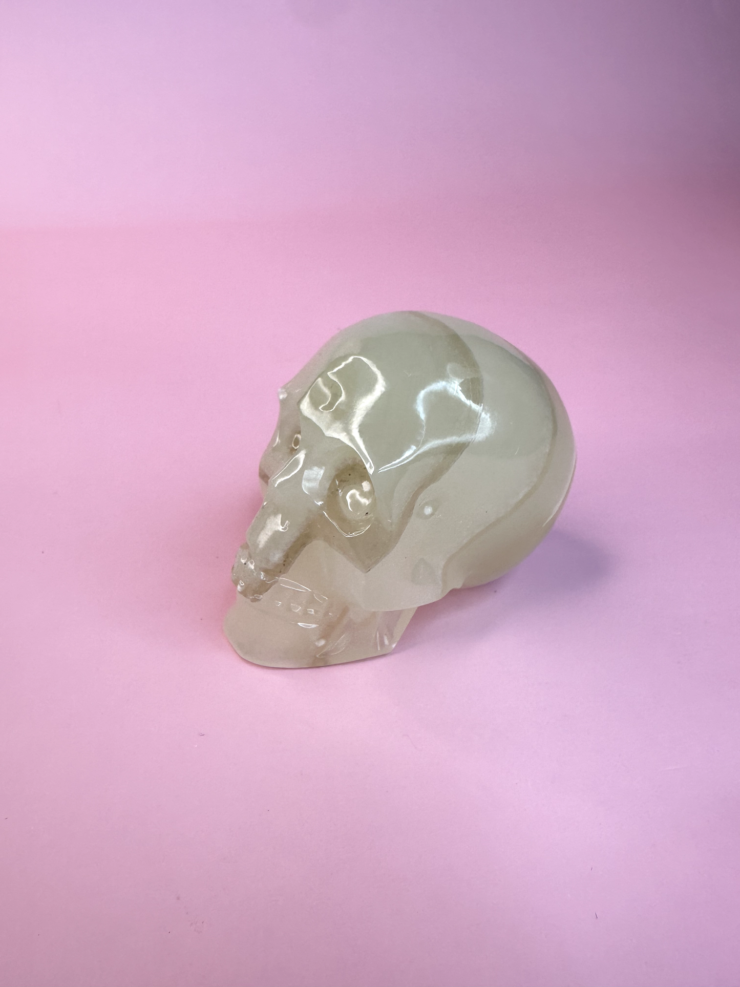 Green Onyx Skull 7