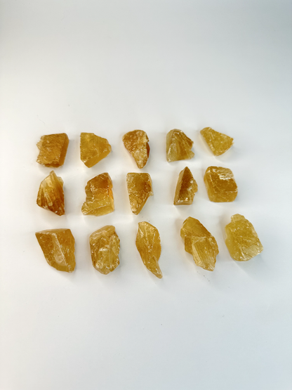 Small Raw Honey Calcite