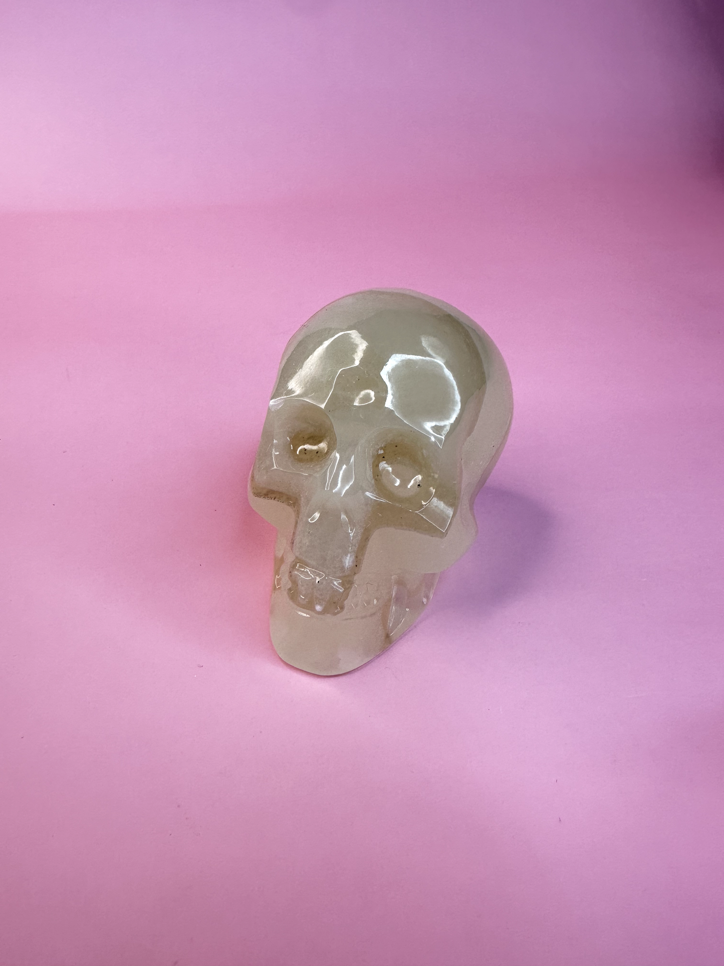 Green Onyx Skull 7