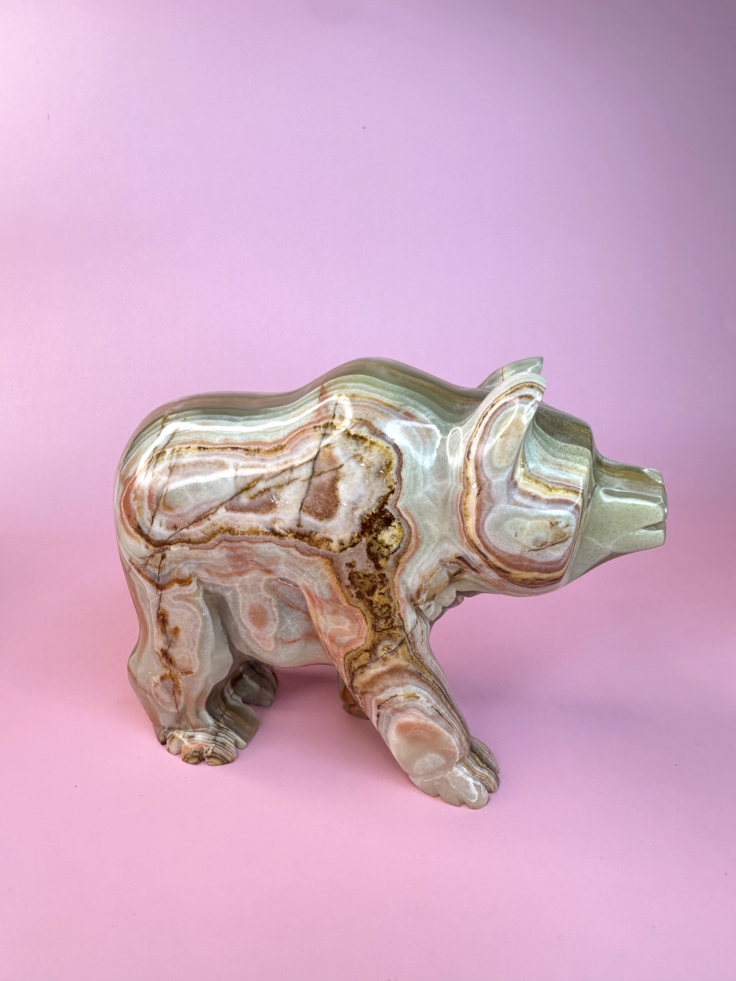 Large Onyx Bear 2 | Statement