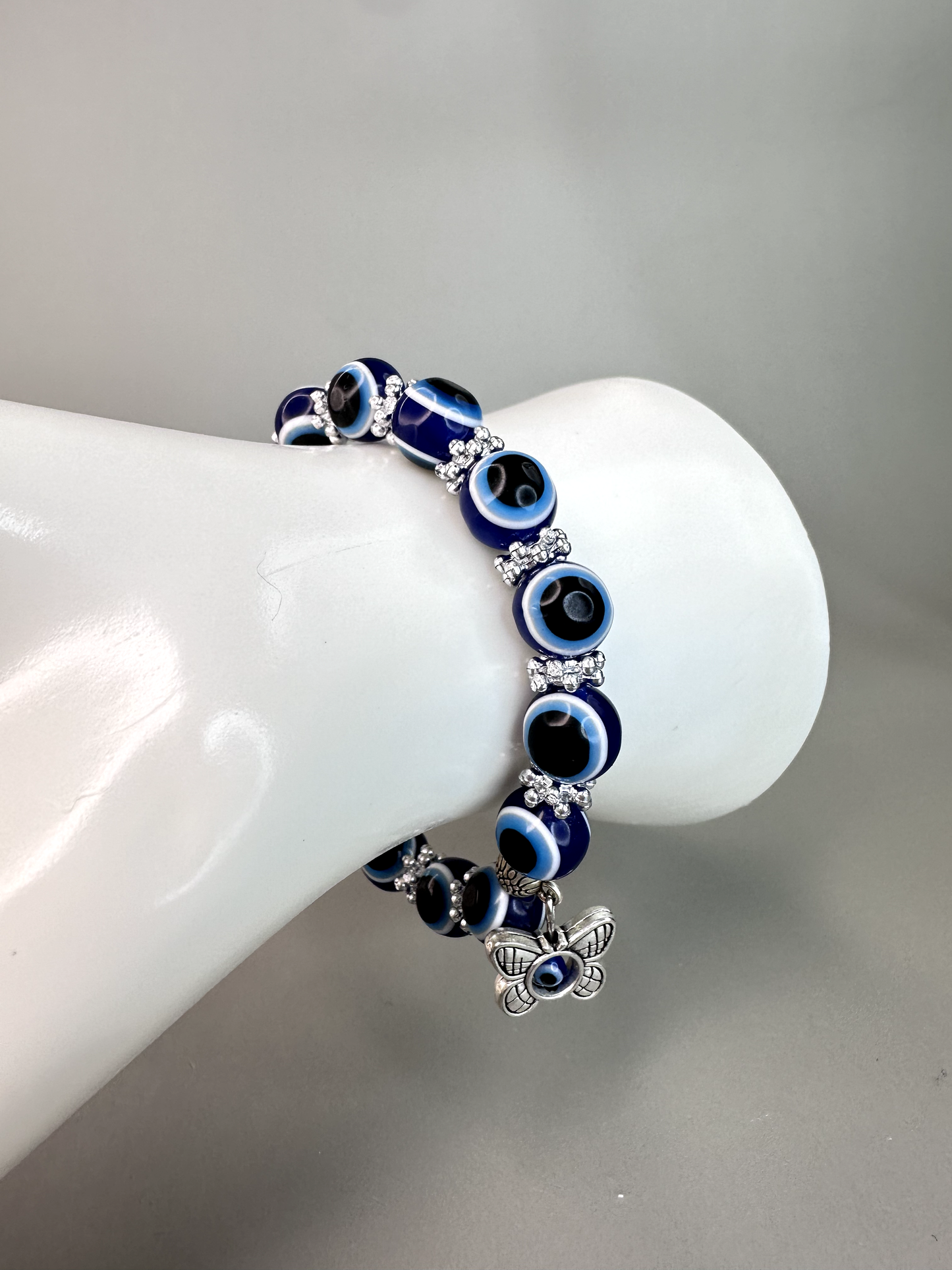 10mm Anti Envy Bracelet (Butterfly Charm)