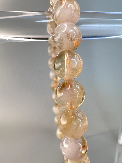 8mm Citrine (Heated Amethyst) Bracelet)