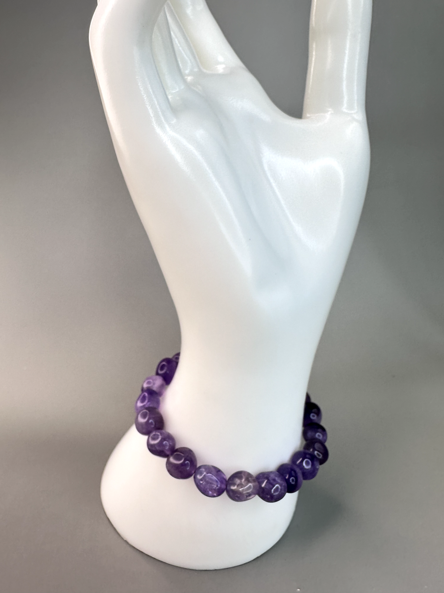 7mm Amethyst Nugget Bracelet