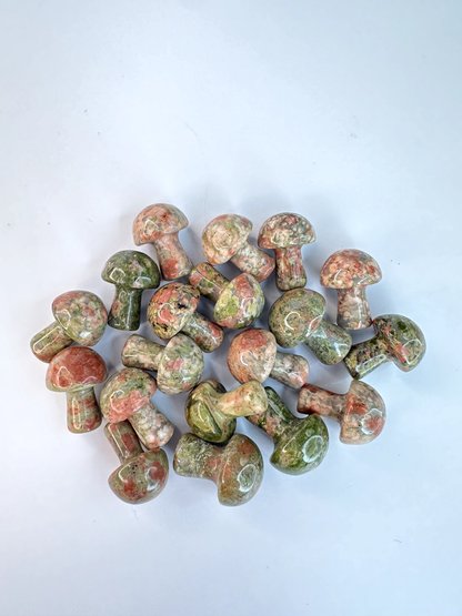 Mini Unakite Mushroom