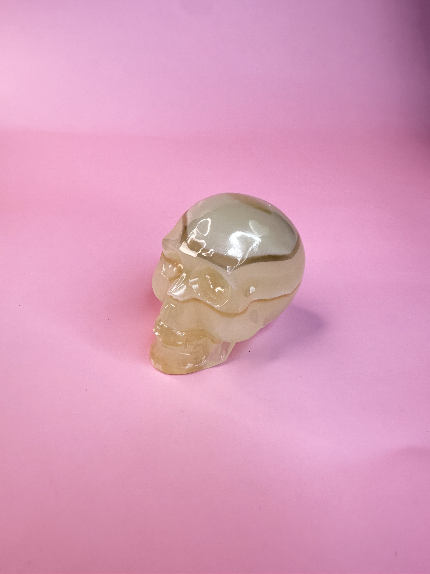 Green Onyx Skull 3