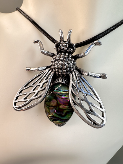 Abalone Insect Pendant | Pins