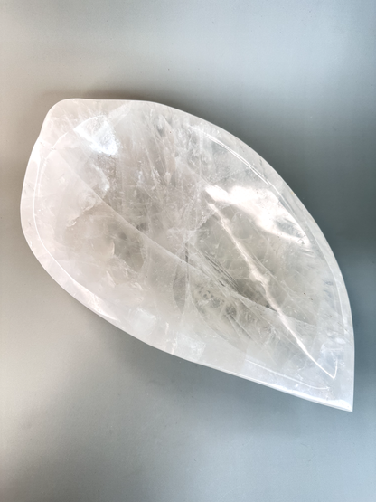 XL Quartz Leaf Bowls (Long) | Statement