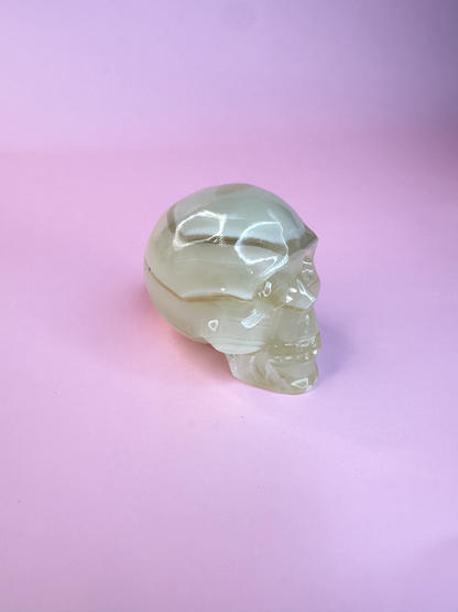 Green Onyx Skull 3