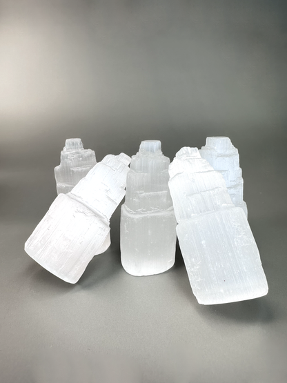 Satin Spar (Selenite) Towers