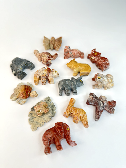 Soapstone Animal Carvings